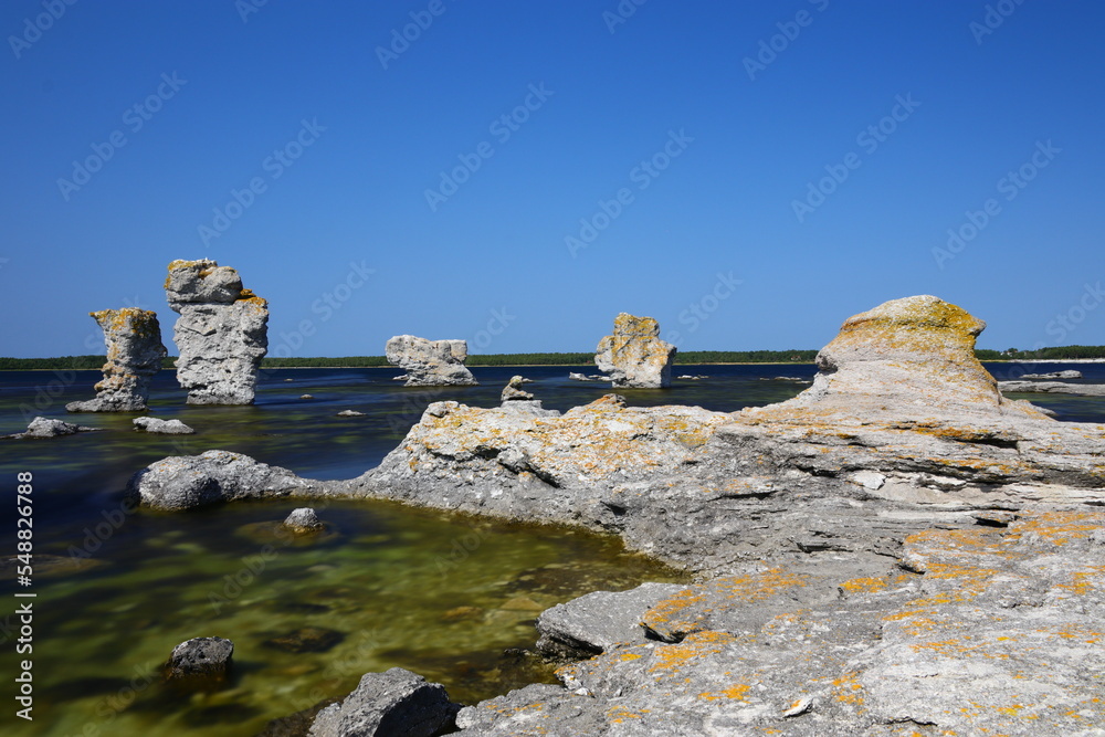 Raukar auf Gotland