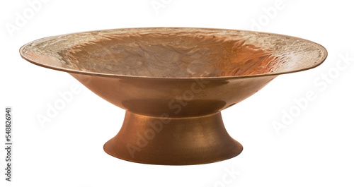 Round bowl   isolated