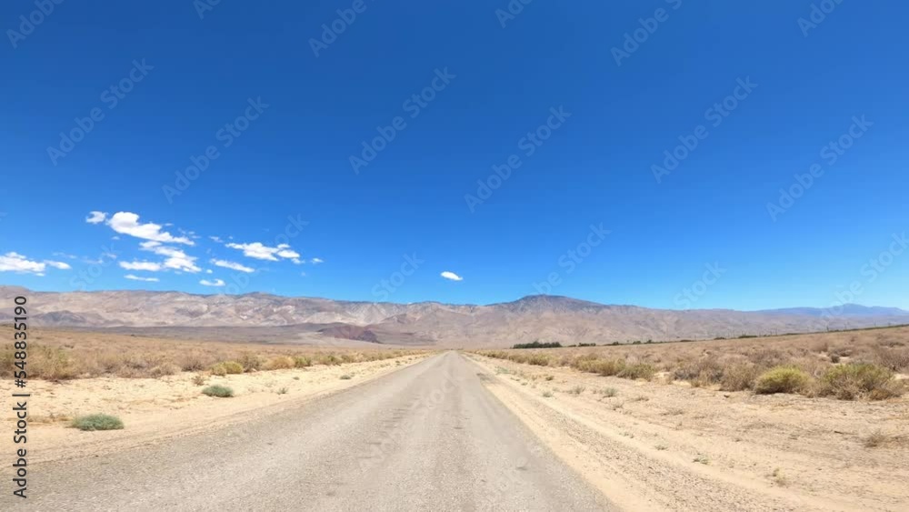 Desert Driving 17 POV Dirt Road California Desert Driving 17 POV Dirt Road California
