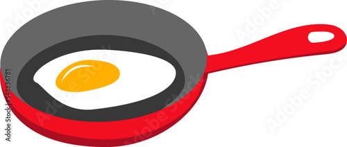 frying pan with holder