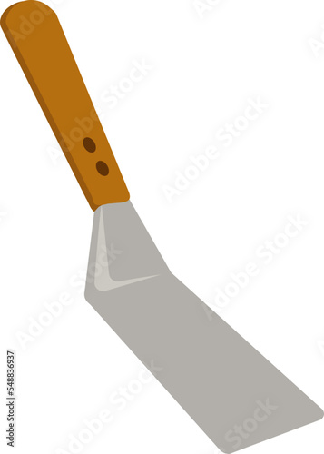short flat spatulas