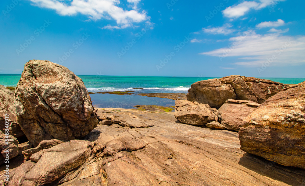   Praia do Ermitão Guarapari região metropolitana de Vitória, Espirito Santo, Brasil