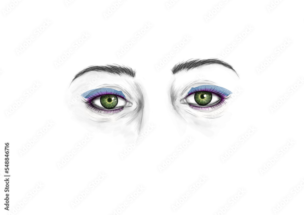 Color eyes - Blue 