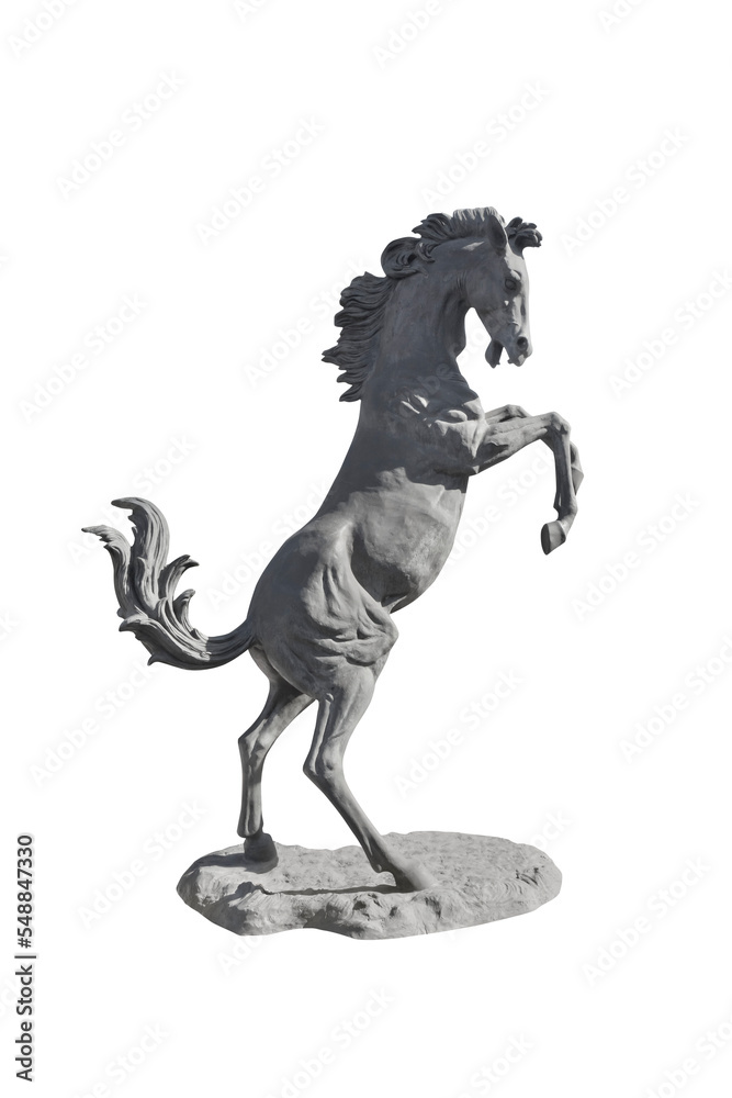 Fototapeta premium Beautiful horse sculpture, exempted.