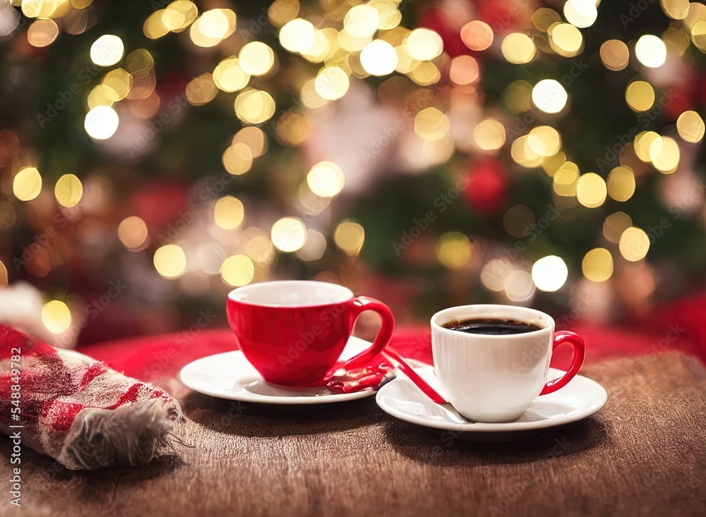 Fototapeta premium Christmas Coffee