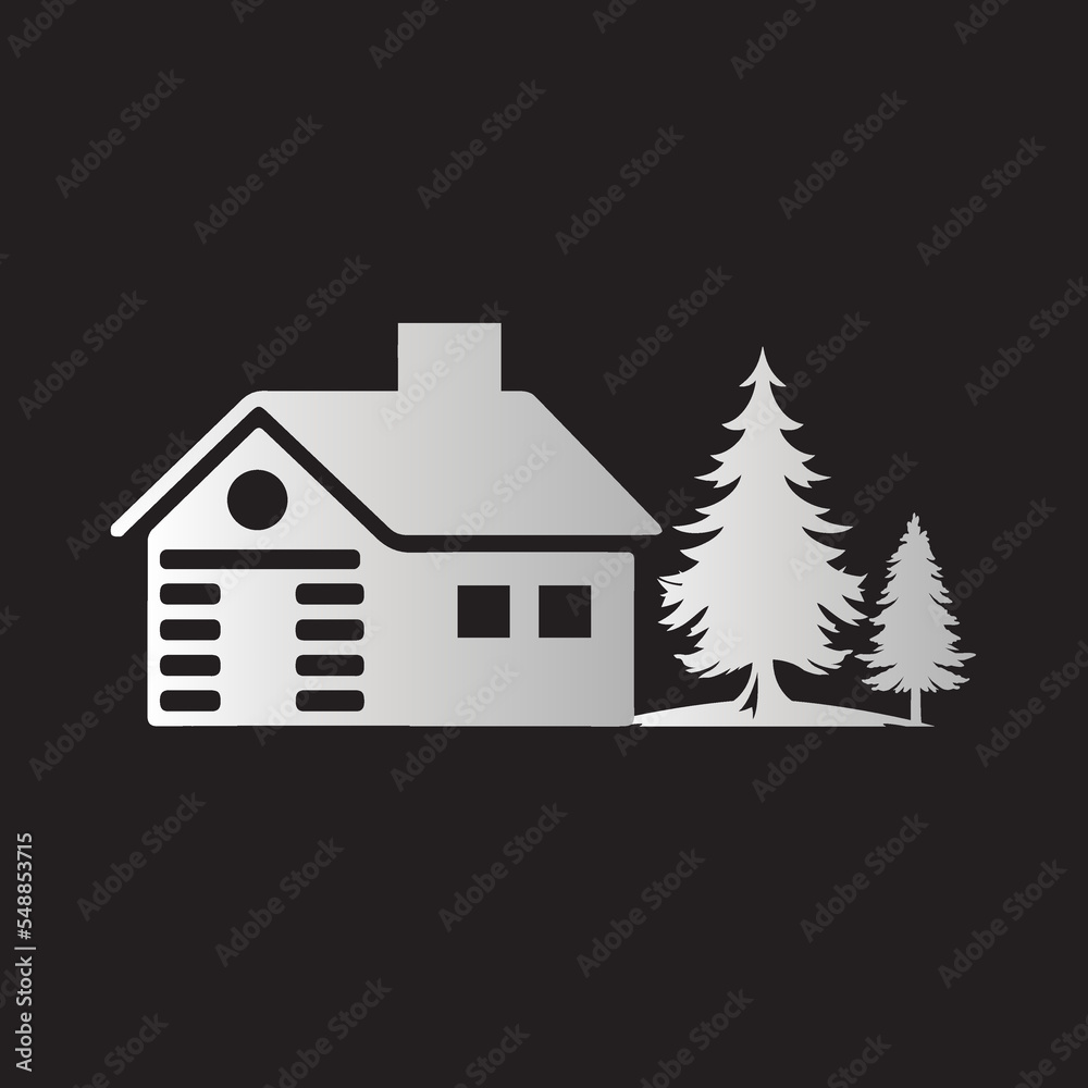 house in the snow icon house in the snow icon
