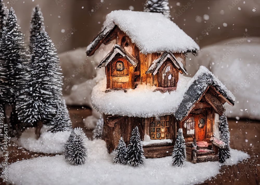 Naklejka premium Snow Globe