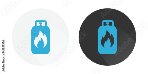 Lpg Cylinder Icon, Gas cylinder tank, gas cylinders for welding icon, Propane Gas Tank, Gas Cylinder logo Colorful vector icons
