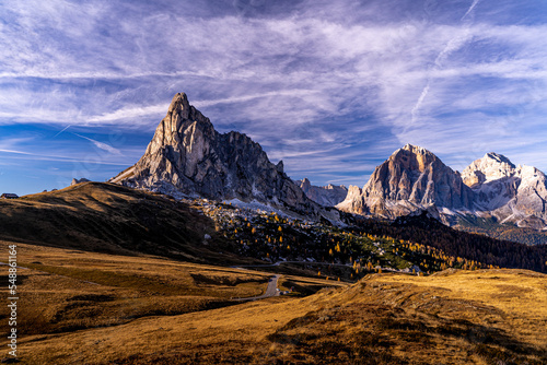 Dolomity,przełęcz , góry , dolomity, Włochy, Alpy, Tyrol, Passo Gardena © Danielski