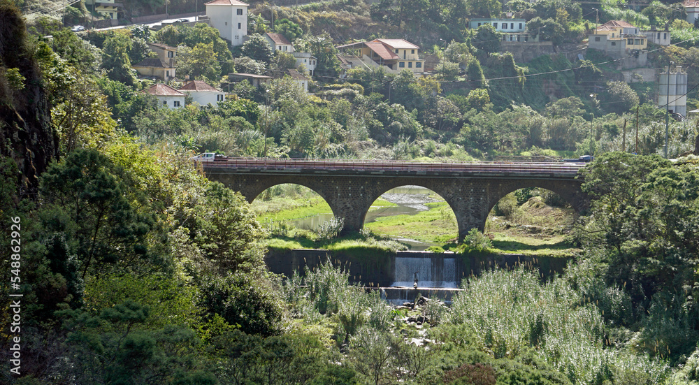 bridge on the island of madeira