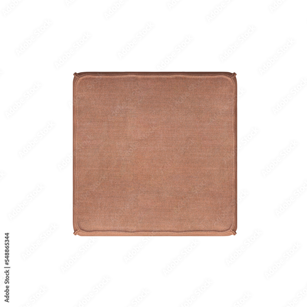 soft pouf isolate on a transparent background, interior furniture, 3D illustration, cg render soft pouf isolate on a transparent background, interior furniture, 3D illustration, cg render