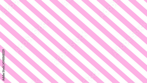 Pink white striped background vector illustration.
