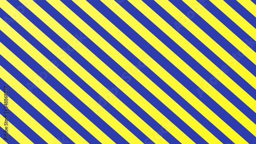 Blue yellow striped background vector illustration.