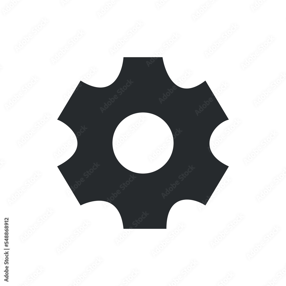 Setting icon, simple illustration Setting icon, simple illustration