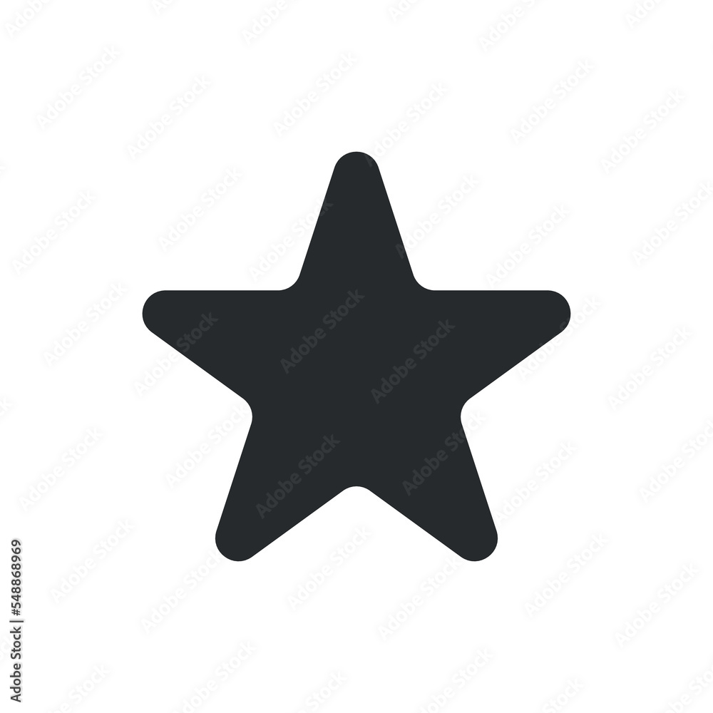 Star icon, simple illustration Star icon, simple illustration