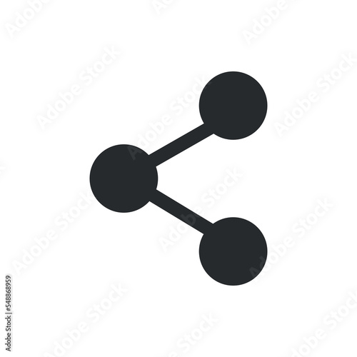 Share icon, simple illustration