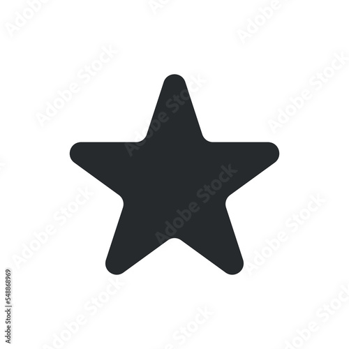 Star icon, simple illustration