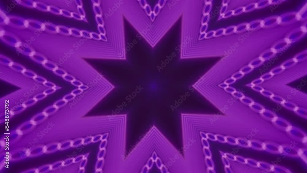Casual kaleidoscope abstract geometric glitch effect sci-fi psychedelic iridescent background. 