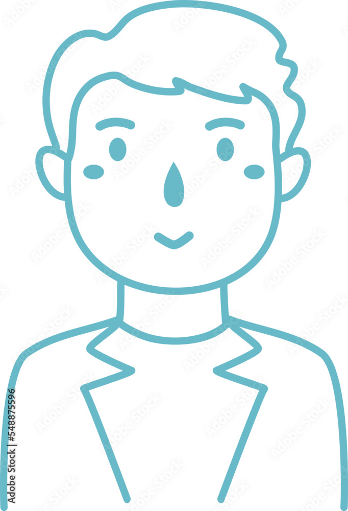 Businessman character avatar Businessman character avatar