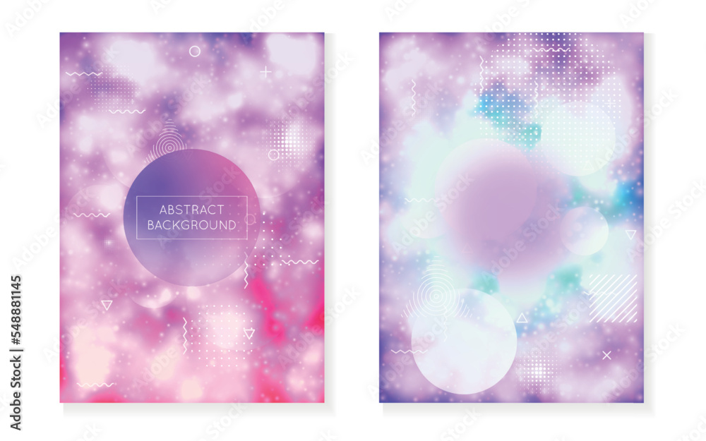Minimal Pattern. Round Halftone Composition. Summer Flyer. Purple Magic Fluid. Holographic Shape. Minimalist Design. Simple Dots. Soft Poster. Violet Minimal Pattern