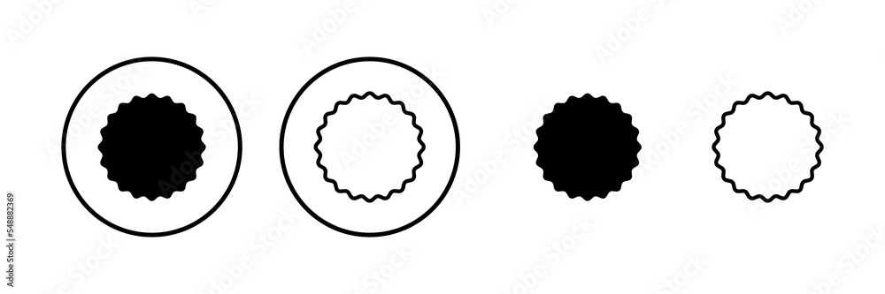 Badge icon vector illustration. Awards icon vector. Achieve sign and symbols