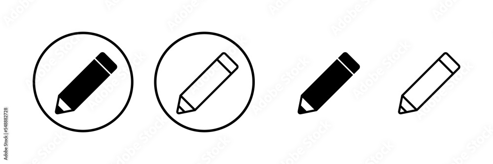 Pencil icon vector illustration. pen sign and symbol. edit icon vector Pencil icon vector illustration. pen sign and symbol. edit icon vector