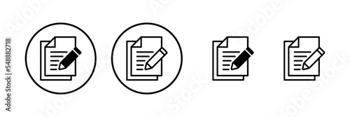 Note icon vector illustration. notepad sign and symbol