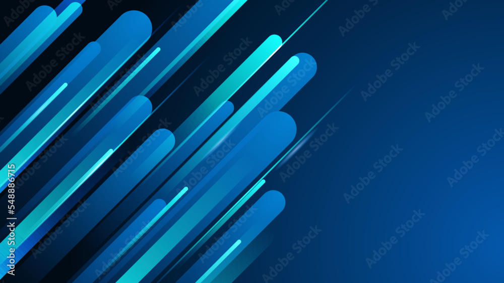 Abstract blue background with futuristic concept