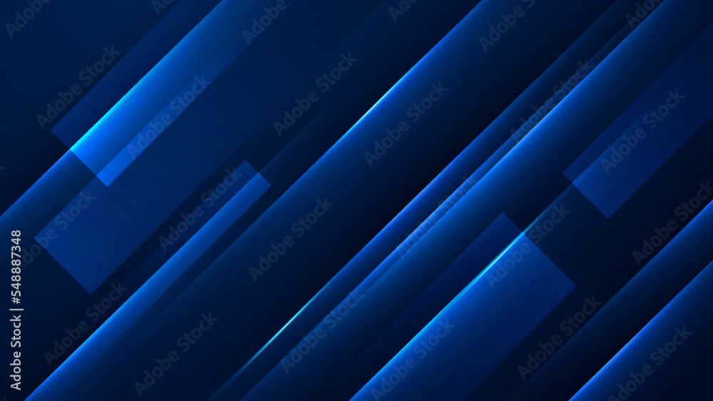 Obraz premium Abstract blue background poster with dynamic. technology network Vector illustration.