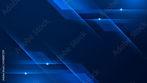 Abstract blue background poster with dynamic. technology network Vector illustration.