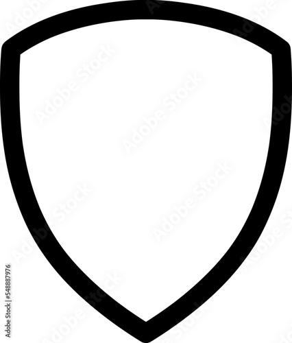 shield icon vector logo template, secure icon on white background..eps