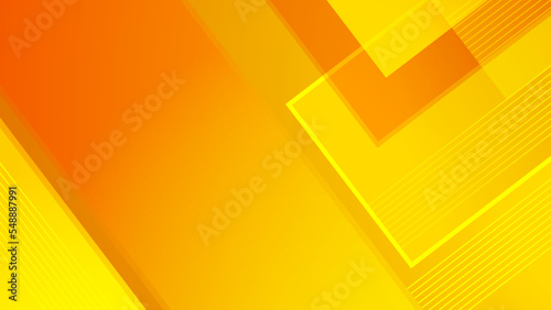 Abstract yellow and orange gradient background design. Vector illustration abstract graphic design banner pattern presentation background web template.