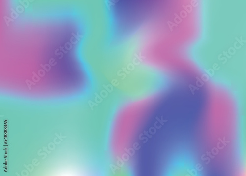 Hologram Background. Digital Cover. Neon Image. Iridescent Texture. Fashion Fluid. Pink Metal Gradient. Blur Minimalist Invitation. Holographic Texture. Blue Hologram Background