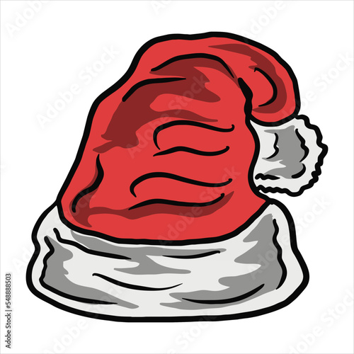 christmas party attribute illustration vector for poster, or logo
