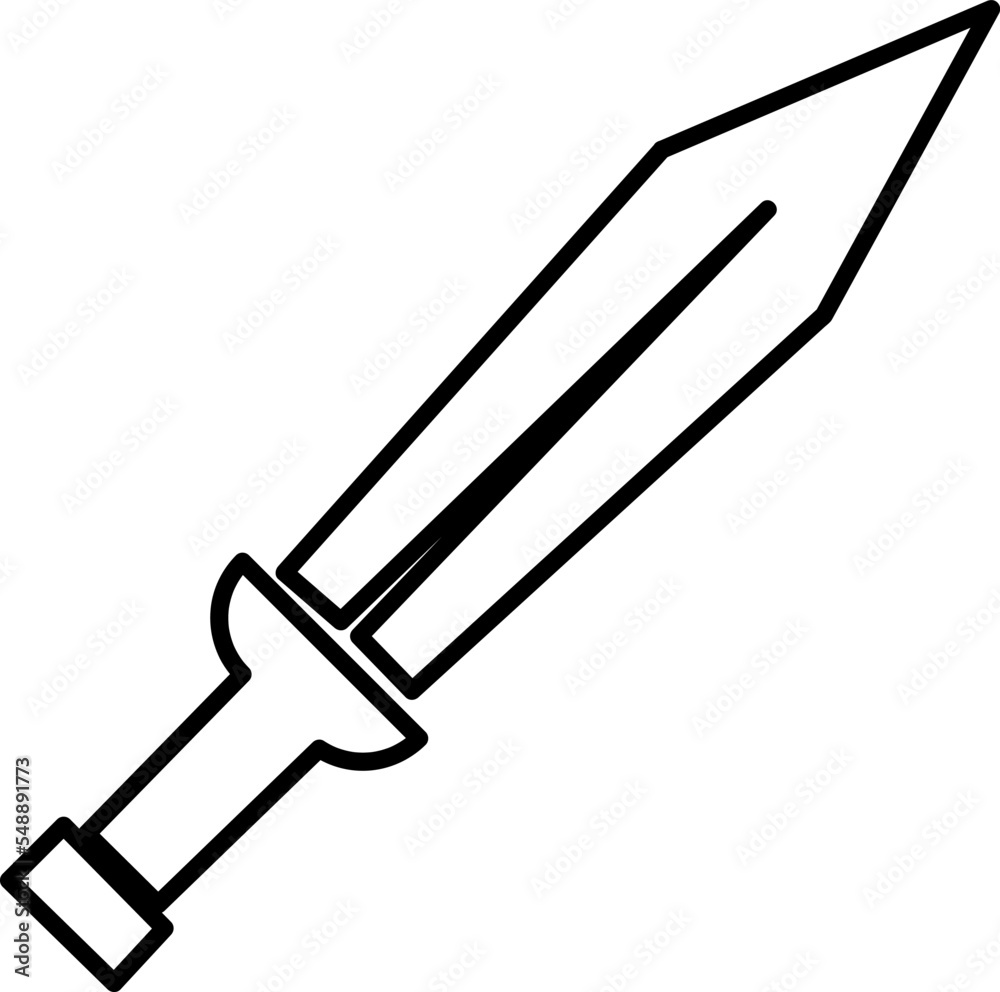 Sword icon trendy design template on white background..eps Sword icon trendy design template on white background..eps