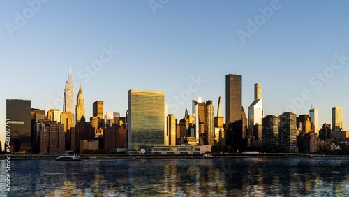 Wallpaper Mural Manhattan East Side - Sunrise Time Lapse Torontodigital.ca