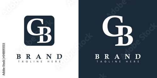 Modern Letter GB Logo, suitable for any business or identity with GB / BG initials. photo