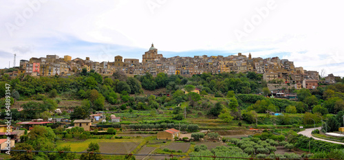 фотографія panorama of piazza Armerina Sicily Italy