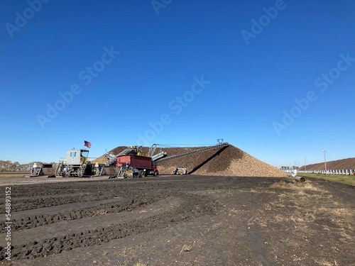 Obraz na płótnie Sugar beet pile