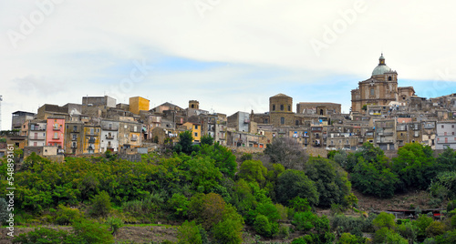 panorama of piazza Armerina Sicily Italy