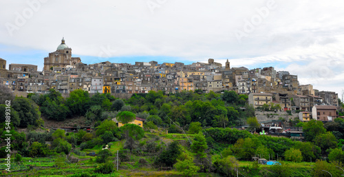 panorama of piazza Armerina Sicily Italy 