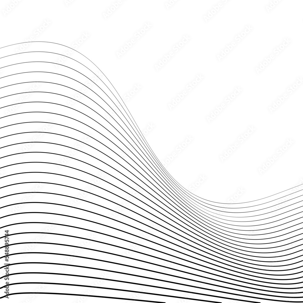 Naklejka premium Abstract blend wireframe