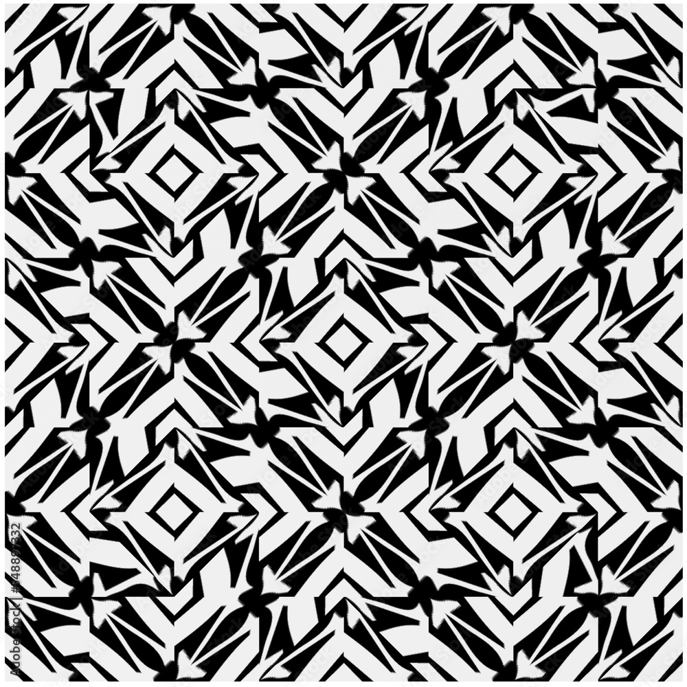 Monochrome Repeat Pattern.black and white grunge background.Abstract halftone pattern.
Monochrome Repeat Pattern.black and white grunge background.Abstract halftone pattern.