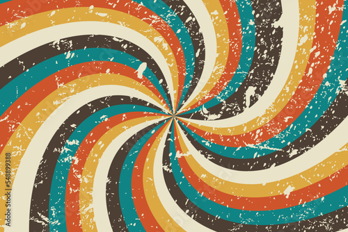 colorfull retro vintage abstract background