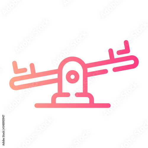 seesaw gradient icon