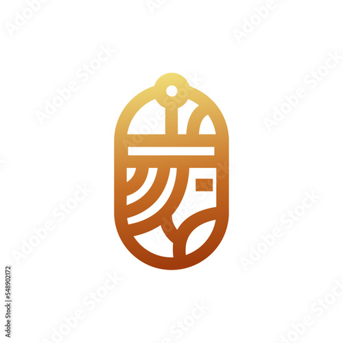 King Gradient Logo Design