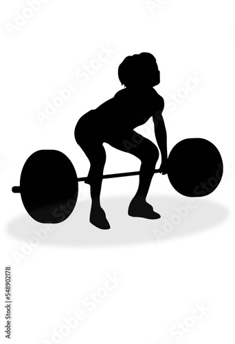 Olympic Snatch Barbell Woman 
