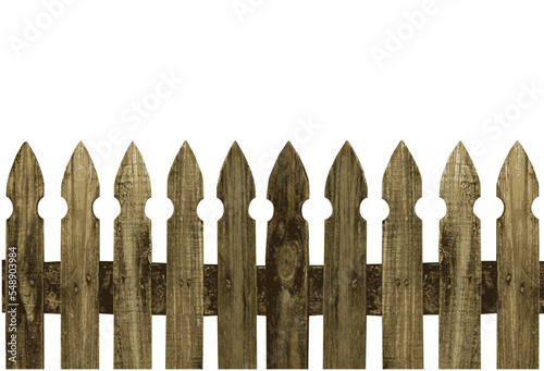 old picket fence