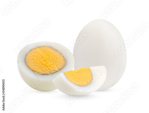 Boiled egg isolated on transparent png