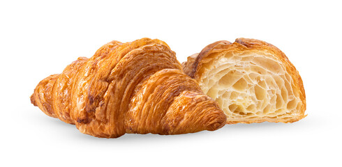 Croissant on transparent png